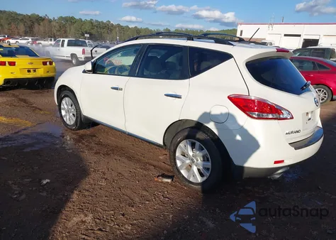 2012 Nissan Murano Sl from USA, damaged, VIN JN8AZ1MU0CW117936